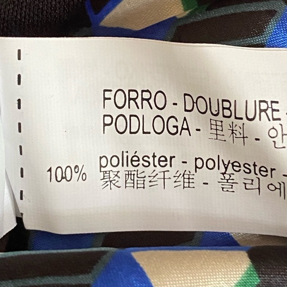 🌹NWOT. Zara Bluish Geometric Print Mini Dress. Size M. - Picture 7 of 9